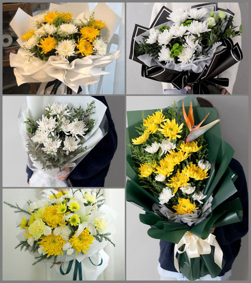 河南南阳社旗县饶良镇潭北村白事花束代送